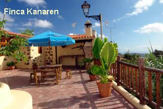Ferienhaus Casa Rural Tinamar - Vega de San Mateo - Gran Canaria - Terrasse und Aussengrill