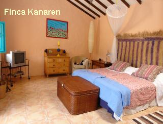 Gran Canaria Nord - Ferienhaus Finca El Patio - Schlafzimmer