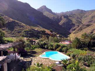 Gran Canaria Ferienhaus Finca El Patio. Der Ausblick in die Umgebung