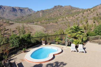 Gran Canaria Ferienhaus mit Pool - Mirador de Chira - Pool