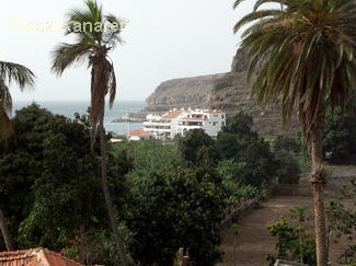 Ferienwohnung La Gomera Sued. Bananenplantagen in Playa Santiago