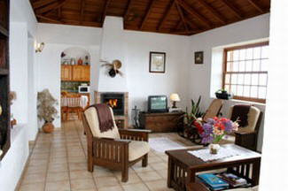 Ferienhaus Casa Puente Roto -  La Palma Sdost - Wohnzimmer und Kueche