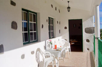 La Gomera Landhaus Casa Isabel im Norden von La Gomera - terrasse