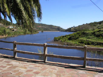 La Gomera - Landhaus Las Hiedras - Blick auf den Stausee