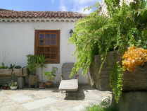 Das Ferienhaus El Patio de Naranjo in Granadilla Teneriffa Sd. Eine Terrasse